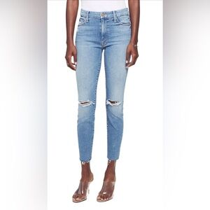 Mother - looker ripped high waist fray Ankle skinny jean- never used